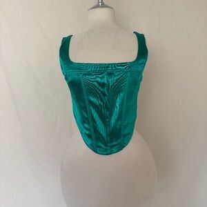 Green Corset Top